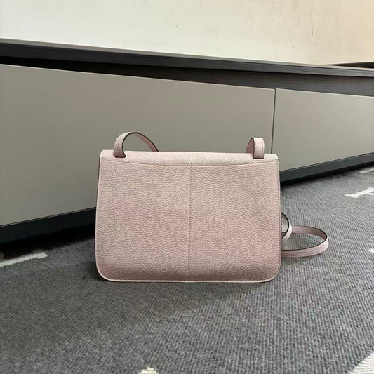 HM Halzan 25 Bag Muted Pink Taurillon Leather