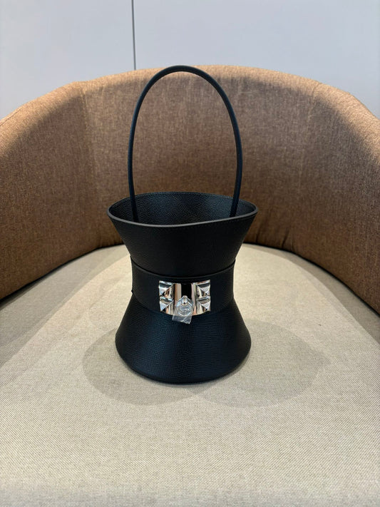 HM Mini Medor Bag Black Epsom Calfskin 269899