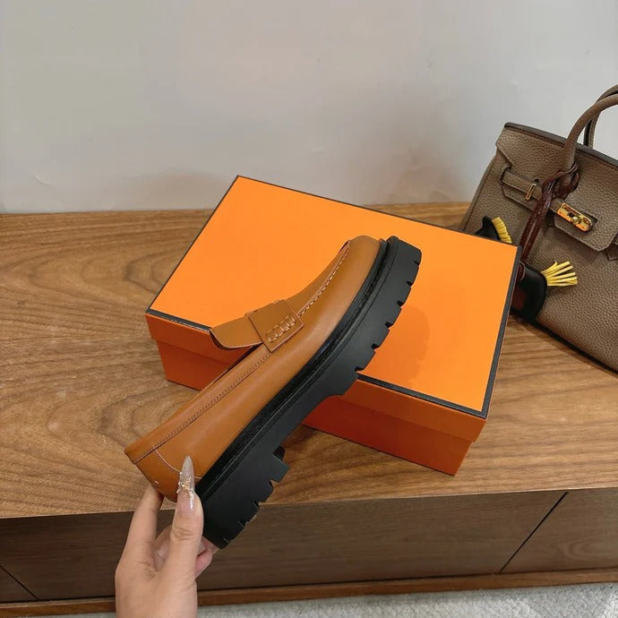 HM 26ss Loafers Brown Calfskin 638433