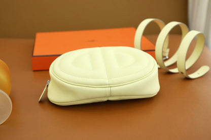 HM In-the-Loop Belt 19CM Bag Lemon Yellow Swift