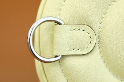 HM In-the-Loop Belt 19CM Bag Lemon Yellow Swift