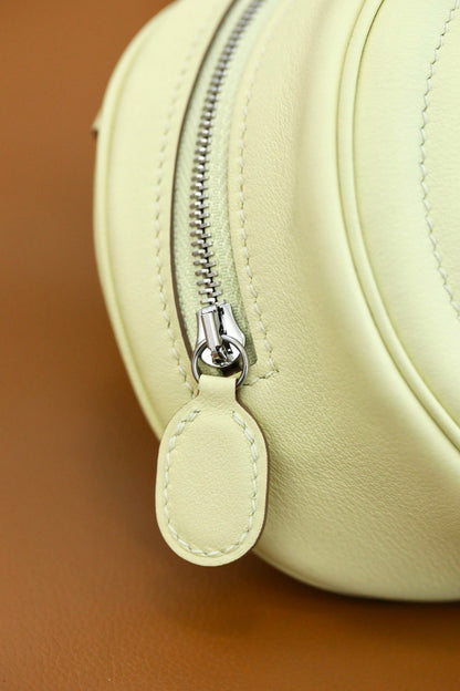 HM In-the-Loop Belt 19CM Bag Lemon Yellow Swift