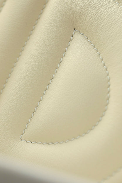 HM In-the-Loop Belt 19CM Bag Cream Swif