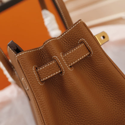 HM BIRKIN BAG 35 BROWN TOGO GOLD HARDWARE