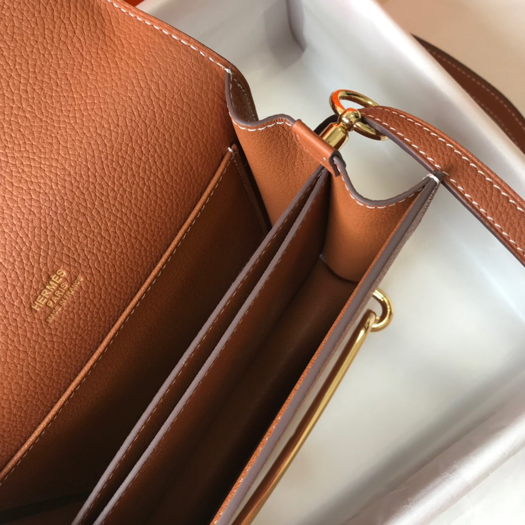 HM SAC ROULIS 19 CIDER TOGO LEATHER