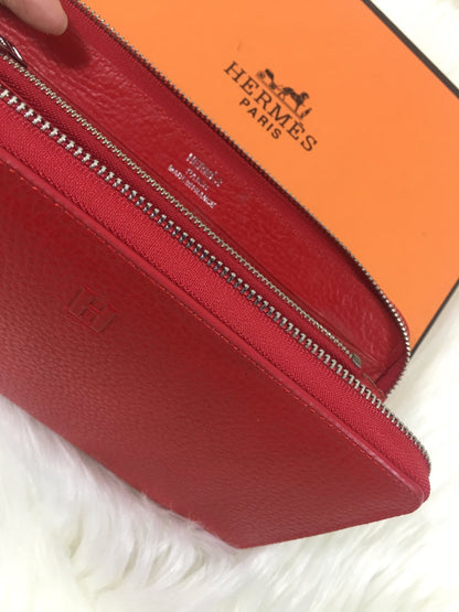 HM Silk'in Classic Wallet 20 Apple Grained Calfskin