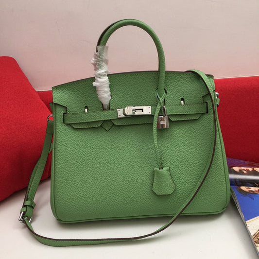 HM BIRKIN 30 CM BAG FERN CALFSKIN SILVER HARDWARE