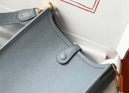 Mini Evelyne 18cm Grey Togo Ghw