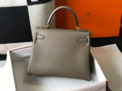 HM KELLY 25CM ETAIN TOGO GOLD HARDWARE