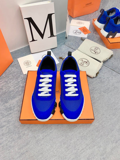 HM Bouncing Sneaker In Blue Mesh Fabric 106457