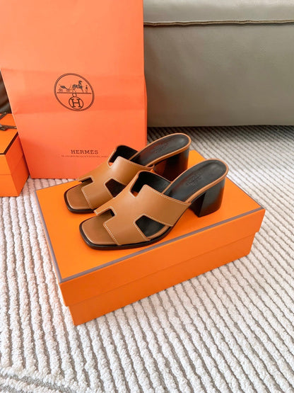 HM Helia 60 Sandal Brown Lambskin 963250