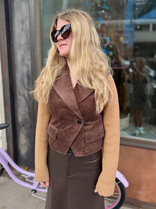 GANNI Corduroy Vest