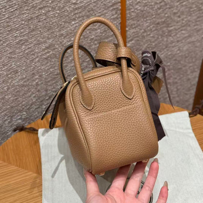 HM Mini Lindy 19cm Camel Leather
