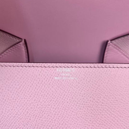 HM Della Cavalleria Mini Bag Light Pink Epsom Leather
