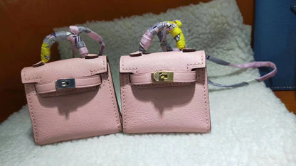 HM Kelly Twilly Handbag Charm Multicolor Cowhide Leather