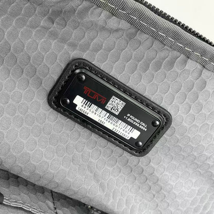TUMI Alpha Bravo Navigation Backpack Dark Blue Canvas Mesh