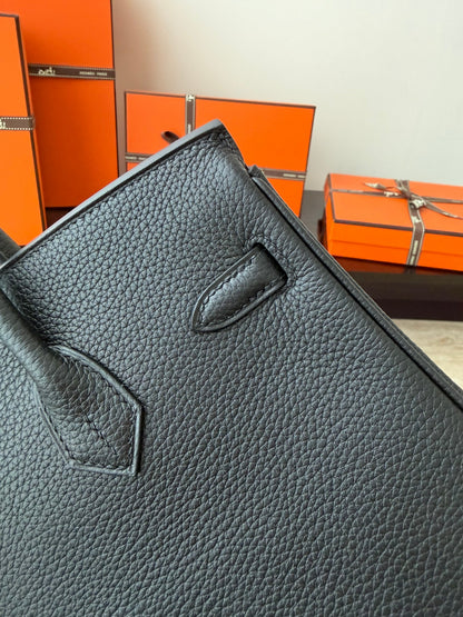 HM BIRKIN 25CM BLACK TOGO LEATHER GOLD HARDWARE (MADE - TO - ORDER)