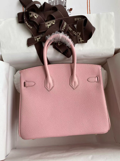 HM Birkin 25cm Pink Togo Leather Gold Hardware
