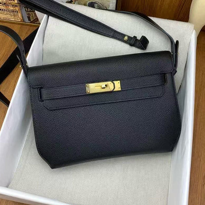 Hermes 2026 Kelly Depeches 25 cm Black Togo Leather Gold Hardware