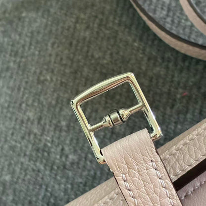 HM Halzan 25 Bag Muted Pink Taurillon Leather