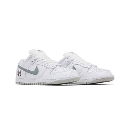 Nike SB Dunk Low Supreme 94 'White Metallic Silver' (2025)