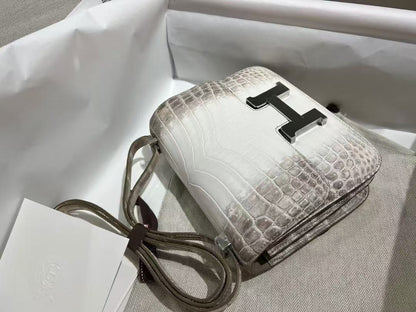 HM Constance Bag 18cm Himalaya Crocodile Leather (15 days production)