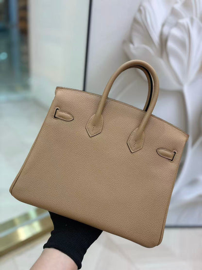 HM Birkin Bag 30cm Beige Togo Leather GHW