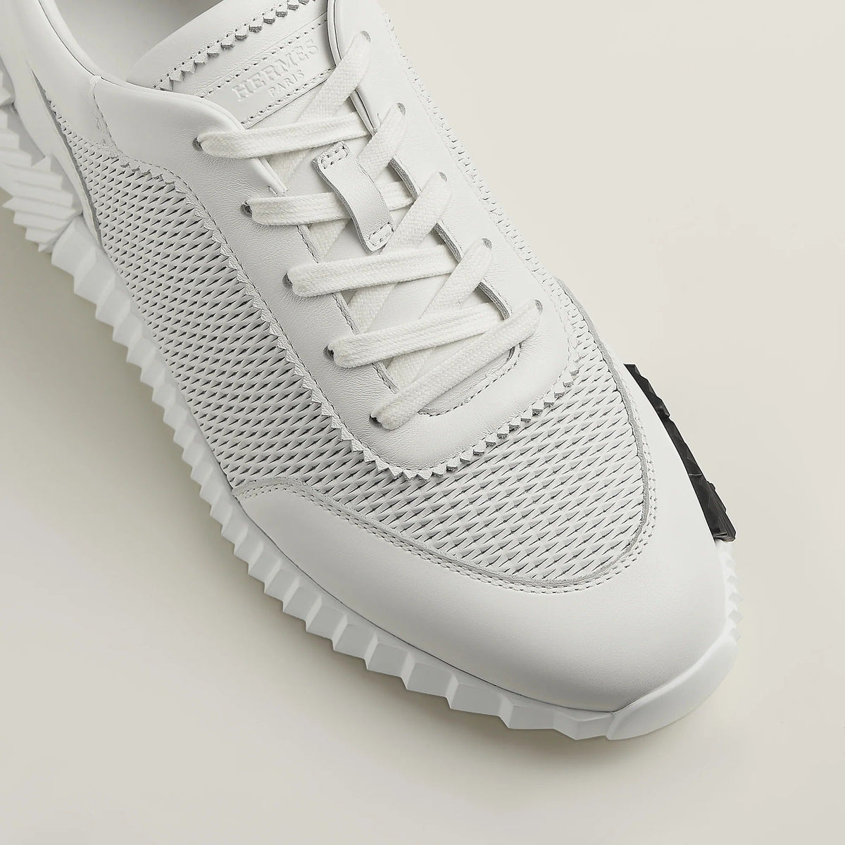 HM Bouncing Sneaker White Black Rubber Lambskin