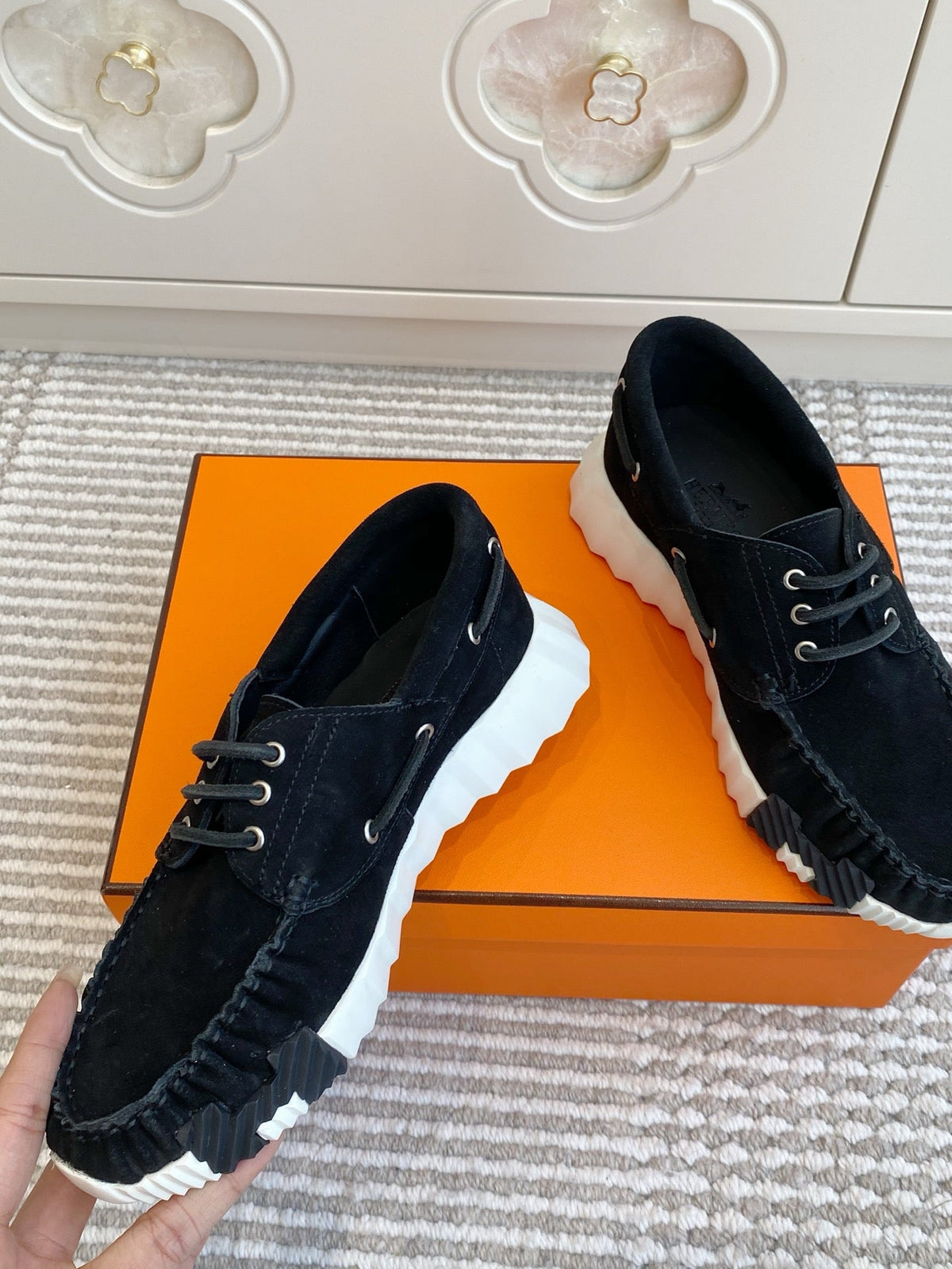 HM Ketch Sneakers Black Suede