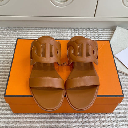 HM Lagune Sandal Tan Leather 776544