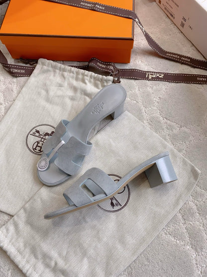 HM 26s Oran Sandal Grey Suede 724293