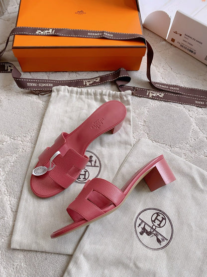 HM 26s Oran Sandal Pink-Red Espom Goatskin 724269