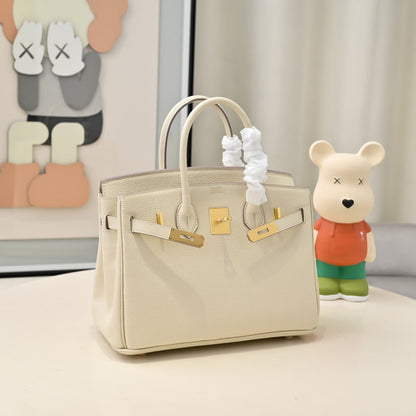 HM Birkin Ivory Togo Leather GHW