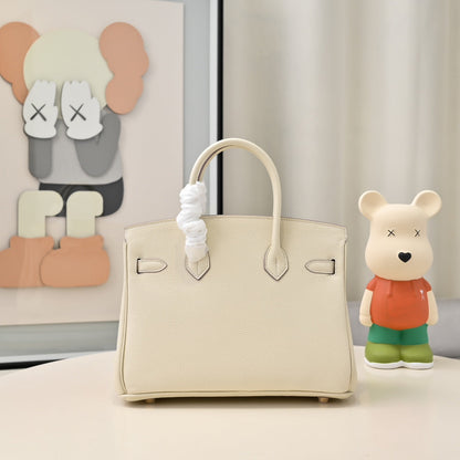 HM Birkin Ivory Togo Leather GHW