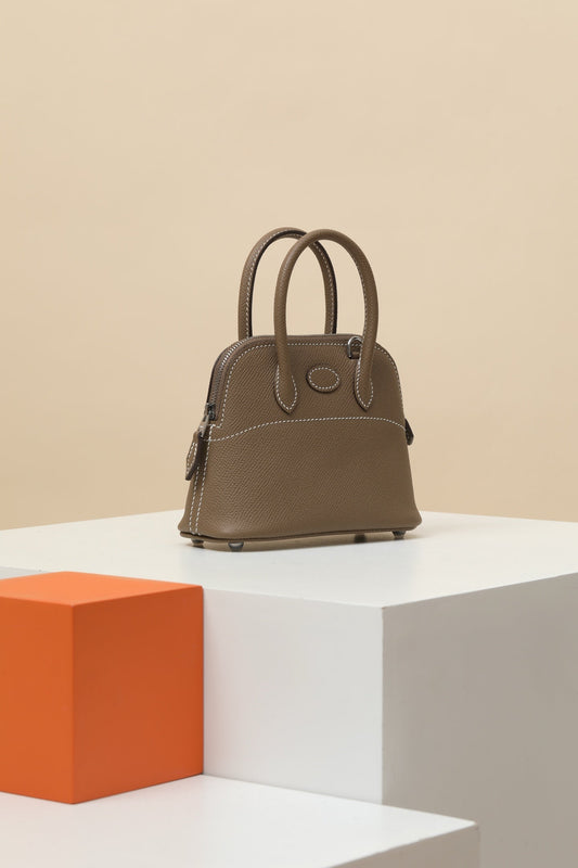 HM Bolide Bag 15cm Taupe Epsom Leather 284515