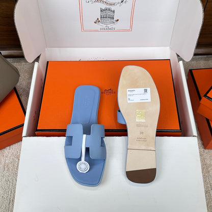 HM Oran Sandal Ocean Blue Espom Sheepskin 802480