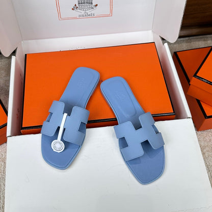 HM Oran Sandal Ocean Blue Espom Sheepskin 802480