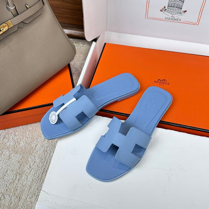HM Oran Sandal Ocean Blue Espom Sheepskin 802480