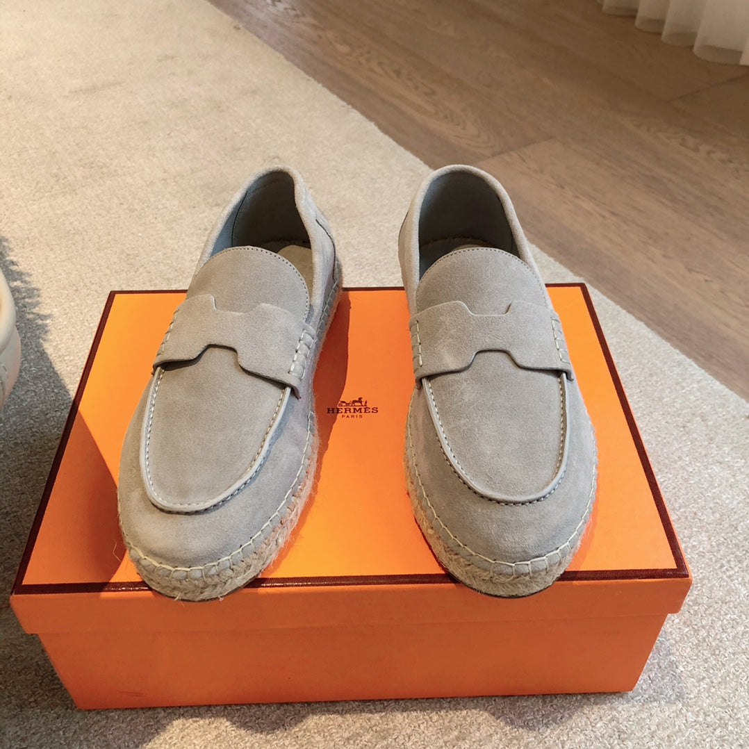 HM Trip Espadrille Grey Suede