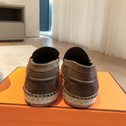 HM Trip Espadrille Chocolate Suede