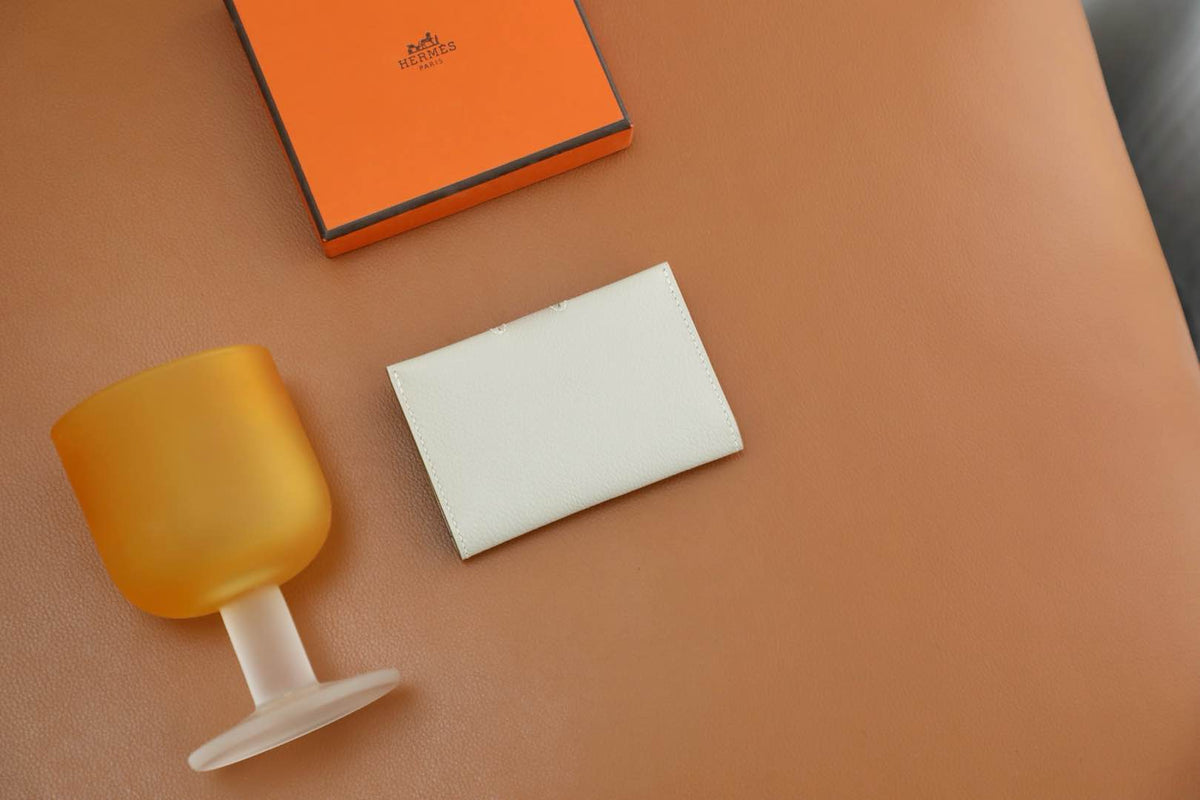 HM R.M.SCard Holder Off White Togo Leather 284482