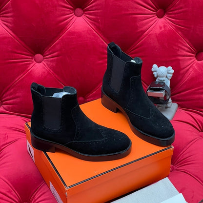 HM Findlay Ankle Boot Black Suede 969360