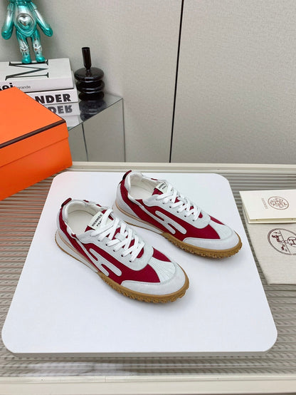 HM Jet Sneaker 20MM Dark Red Wind Cloth 106384
