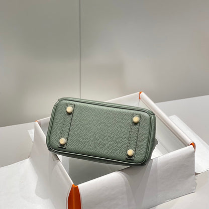 HM Birkin 20cm Vert Amande Togo Leather Gold Hardware