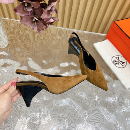 HM Intime 75 Pump Brown Suede 957095
