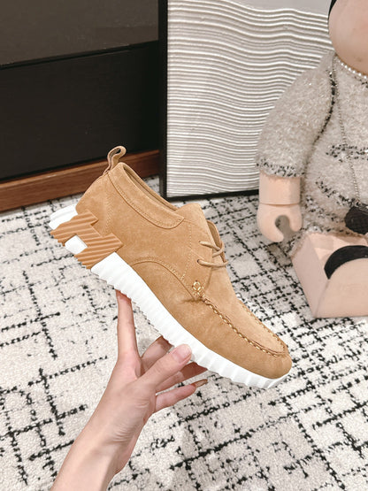 HM Increase Sneaker Dark Beige Suede 965676