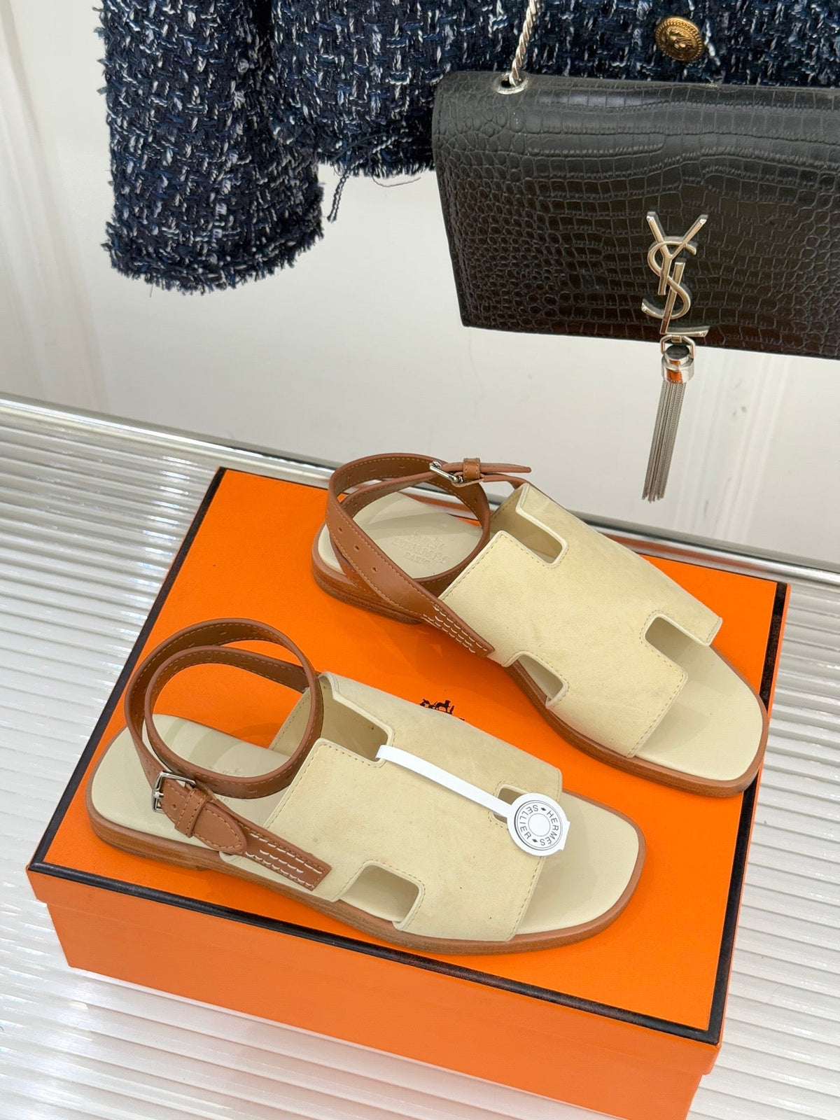 HM Maya Sandal Khahi Suede Leather 642795