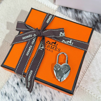 HM Heart-shaped Lock Bag Charm