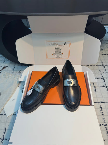 HM Hot Loafer 30mm Black Cowhide 970666