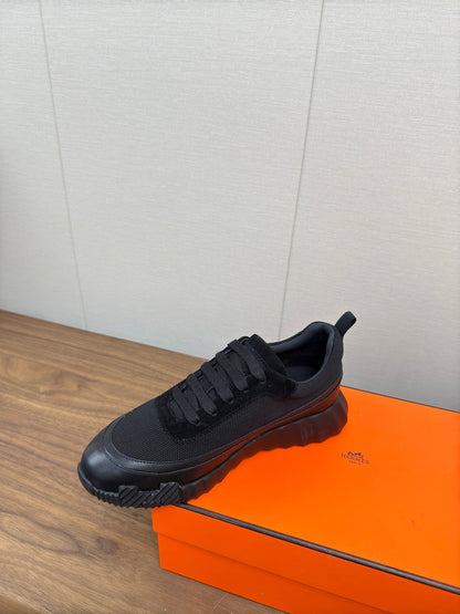 HM Bouncing Sneaker Black Fabric 213528
